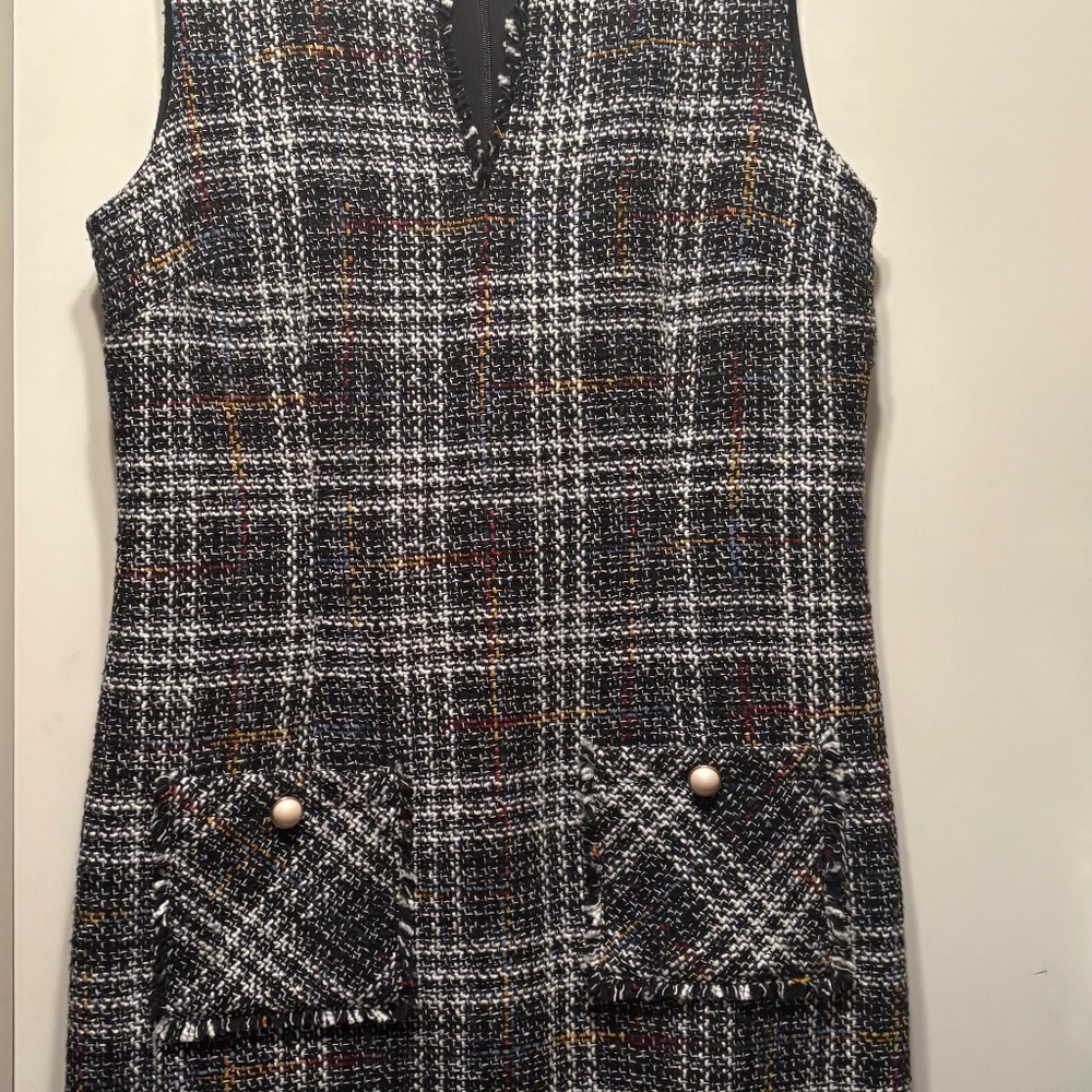 Tweed professional pullover dress
